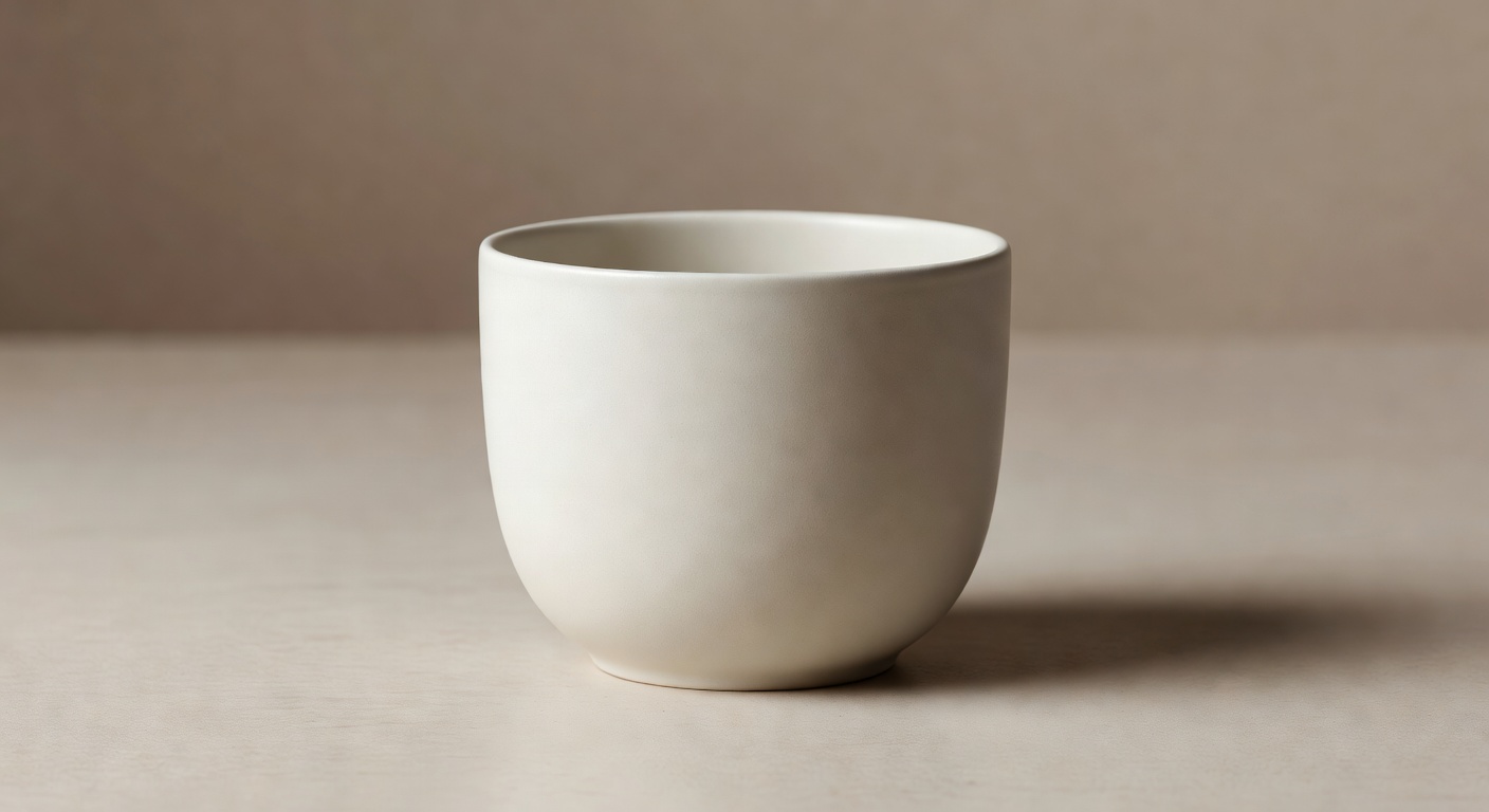 Minimalist Ivory Cup